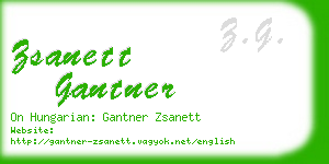 zsanett gantner business card